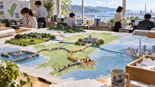 農業・漁業・建設・中央を結ぶ選挙後の新しい政治経路